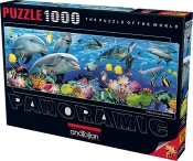 Puzzle Panoramic 1000: Podmorskie życie (1009)