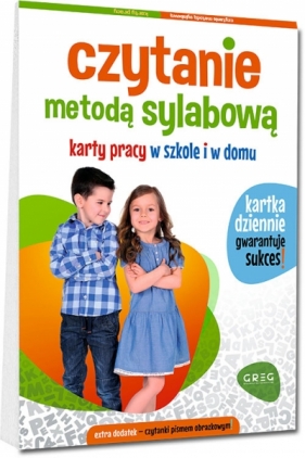 Czytanie metodą sylabową. Karty pracy w szkole i w domu - Alicja Karczmarska-Strzebońska