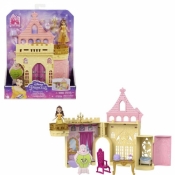 Disney Princess Mała lalka Bella i zamek (HLW92)