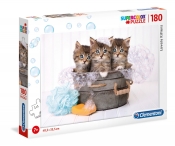 Puzzle SuperColor 180: Lovely kittens (29109)