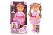 Lalka Natalia chodząca ze smartfonem 41cm