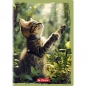 Herlitz, zeszyt A4, 32 kartki w 3-linię - Animals, 1 szt