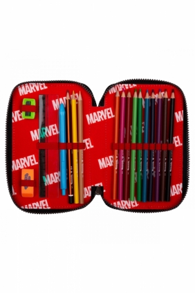 Coolpack, Piórnik potrójny z wyposażeniem Jumper 3 Disney Core - Avengers (F067778)