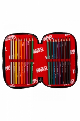 Coolpack, Piórnik potrójny z wyposażeniem Jumper 3 Disney Core - Avengers (F067778)