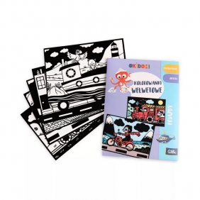 Kolorowanki welwetowe. Pojazdy