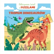 Odkrywam świat z puzzlami. Tropem dinozaurów - Camille Moreau