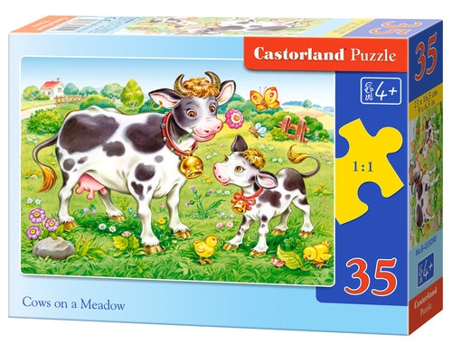Puzzle Cows on a Meadow 35 elementów (035090)