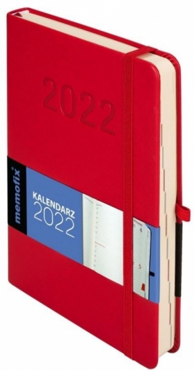 Kalendarz 2022 Memo A5 czerwony DNS ANTRA