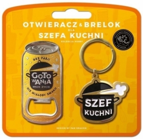 Zestaw brelok + otwieracz dla szefa kuchni