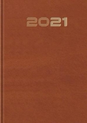 Terminarz 2021 Standard B6 brązowy
