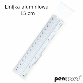 Linijka aluminiowa 15cm