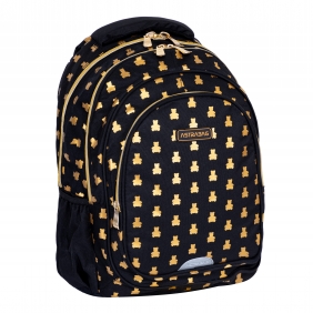 Astrabag, Plecak trzykomorowy - Golden Teddy (AB300)