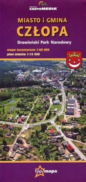Miasto i gmina Człopa mapa turystyczna 1:60 000