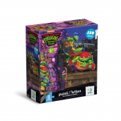 Puzzle, Wojownicze Żółwie Ninja - Leonardo i Raphael, 250 el.