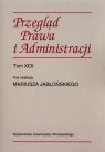 Przegląd prawa i administracji Tom 92