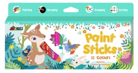 Farby w sztyfcie, 12 kolorów (BTS196009)