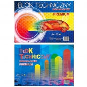 Blok techniczny Premium A4/10k - kolorowy (341082)