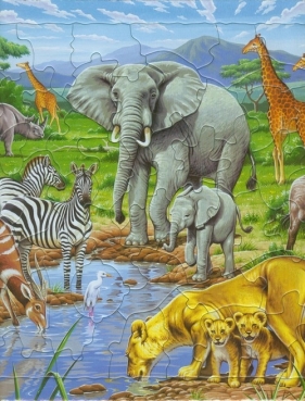 Afrykańska Sawanna Puzzle - <br />