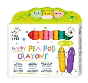 Kredki - Uśmiechnięte fasolki, 24 kolory (CP233109)