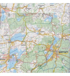 Kaszuby Środkowe mapa 1:55 000 - mapa turystyczna (1573-2020)