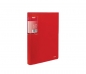 Teczka Clear Book A4, 60 koszulek - Czerwona