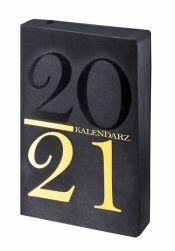 Kalendarz 2021 Kraft, A5, czarny-złoty, DNS