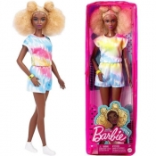 Barbie Fashionistas: Lalka - Tęczowy kombinezon Tie-Dye, blond włosy (FBR37/HBV14)