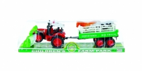 Traktor z przyczepą
