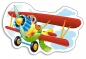 Funny Plane - puzzle konturowe 15 elementów (015092) (B-015092)