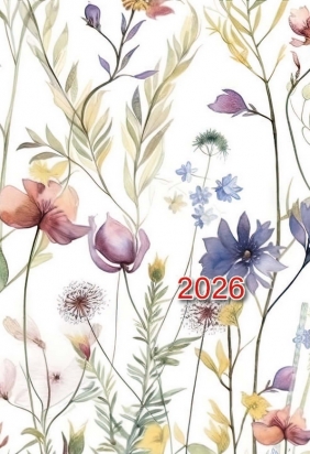 Kalendarz 2026 kieszonkowy mały w okładce foliowej, 1 szt