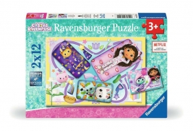Ravensburger, Puzzle dla dzieci 2x12: Koci Domek Gabi (5709)