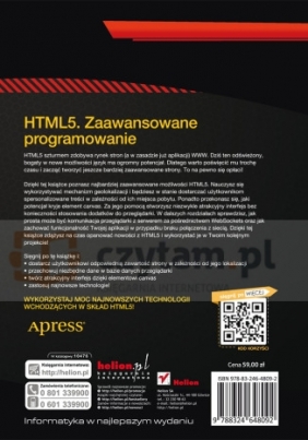 HTML5 Zaawansowane programowanie - Peter Lubbers, Brian Albers, Frank Salim