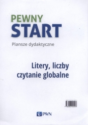 Pewny Start Plansze dydaktyczne Litery, liczby, czytanie globalne - <br />