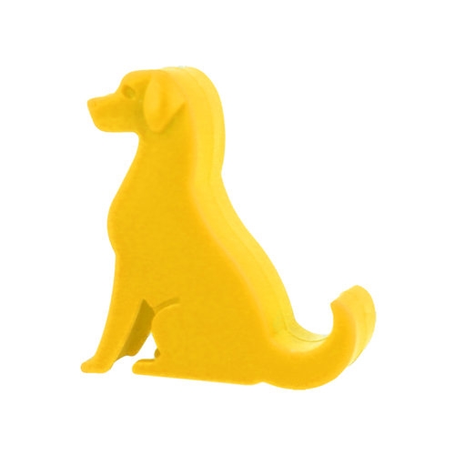 Plastic Stand Piesek żółty