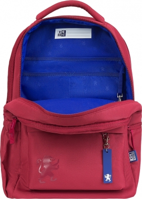 Plecak szkolny Oxford School - żurawinowy