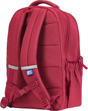 Plecak szkolny Oxford School - żurawinowy