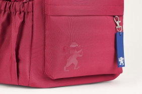 Plecak szkolny Oxford School - żurawinowy