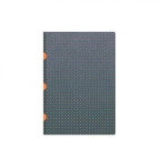 Notatnik A5 Cahier Circulo Grey on Orange - <br />