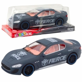 Samochód sportowy napęd na tył szary