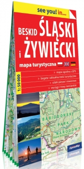 Beskid Śląski i Żywiecki papierowa mapa turystyczna 1:50 000