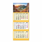 Kalendarz 2026 trójdzielny LUX gł. wypukła Tatry