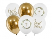 Balony 30cm God Bless mix 6szt