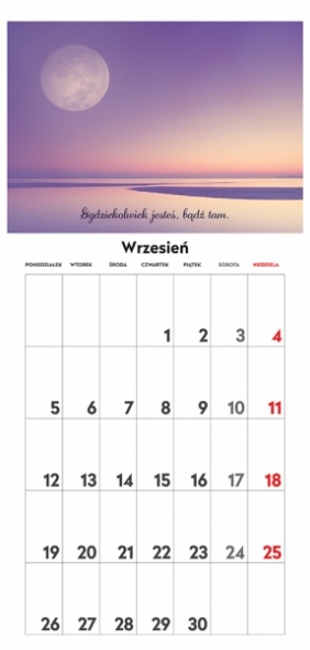 Kalendarz 2022 motywacyjny ścienny 22x46cm - Widoki