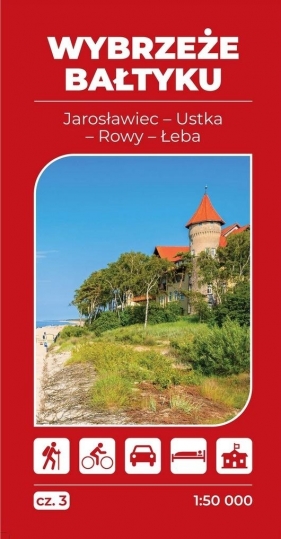 Mapa turystyczna - Wybrzeże Bałtyku cz.3 - Opracowanie zbiorowe
