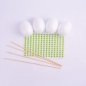Ozdoba wielkanocna Arpex Zestaw dekoracji kreatywnych na piku 4 jajka, kryształki (WN6096)