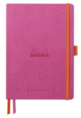 Notes Rhodia Rhodiarama Goalbook fuchsia A5 - kropki - Softcover