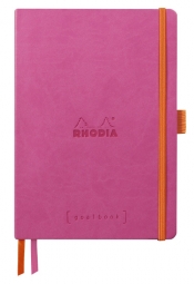 Notes Rhodia Rhodiarama Goalbook fuchsia A5 - kropki - Softcover