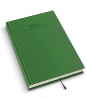 Kalendarz książkowy A5/320 Agenda zielony 2019