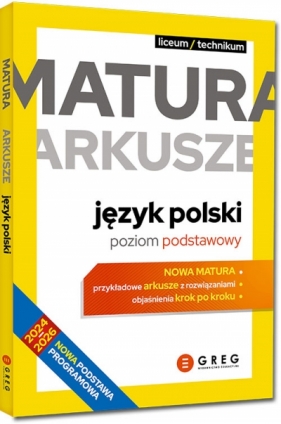 Matura - arkusze - język polski - 2025 - Joanna Baczyńska-Wybrańska, Magdalena Dąbrowska-Banyś