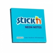Notes samoprzylepny niebieski neon